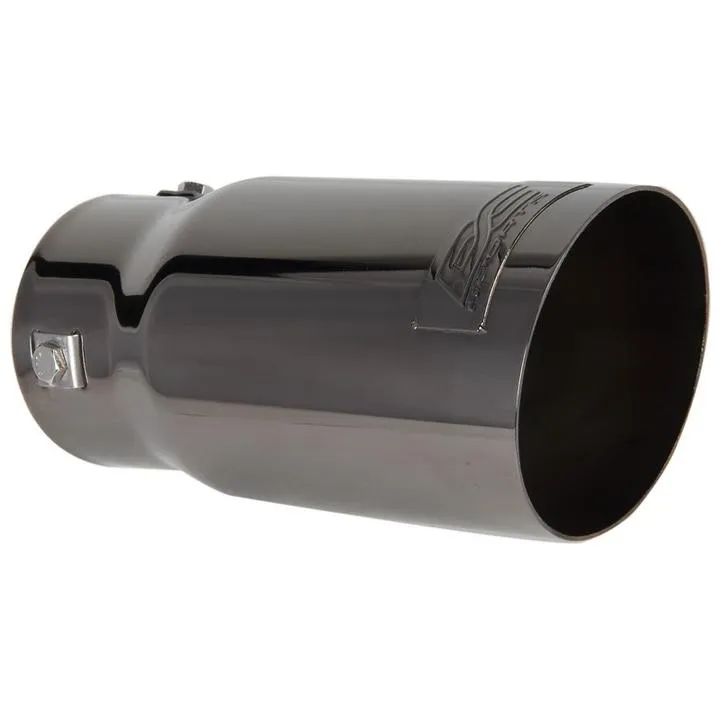 DC Sports 2.875" Omega Black Stainless Steel Exhaust Slant Cut Tip - EX-1024