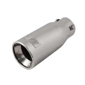 DC Sports 3.75" x 9" DC Sports Stainless Steel Bolt-On Muffler Straight Tip - Polish or Black