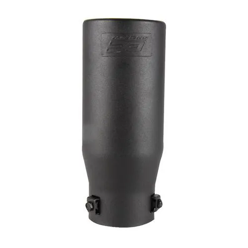 DC Sports 3.75" x 9" DC Sports Stainless Steel Bolt-On Muffler Straight Tip - Polish or Black