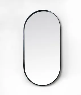 Deep Frame Pod Mirror - Black