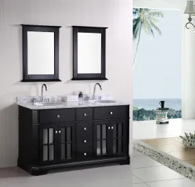 DESIGN ELEMENT Imperial 60" Double Sink Vanity Set