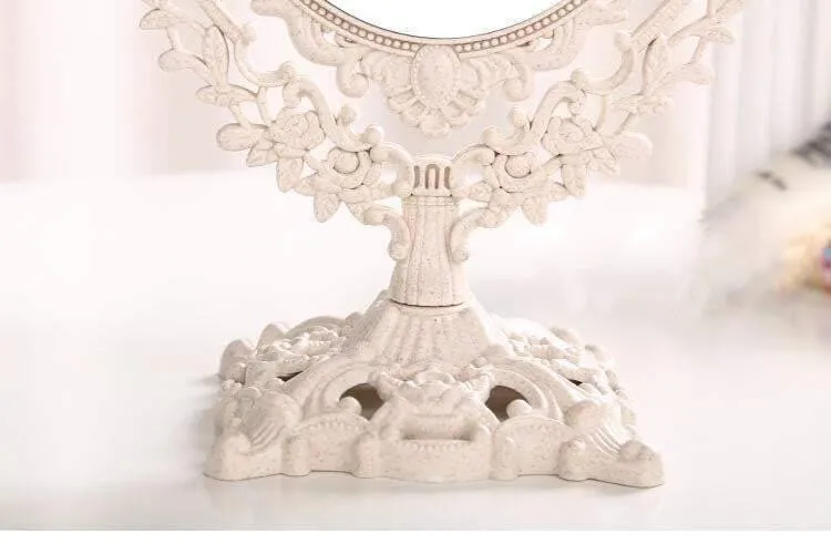 Double-Sided Ornate Vanity Mirror