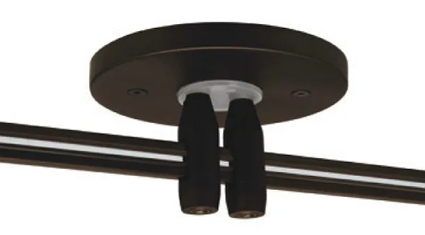 Dual Feed Remote Canopy 4"  in Bronze Finish by Stone Lighting