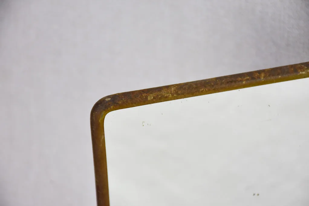 Early 20th-century French barber's mirror with three panels 8¾"