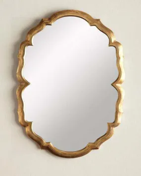 Edit Classic Gold Leaf Mirror -  Angie's India Mirrors