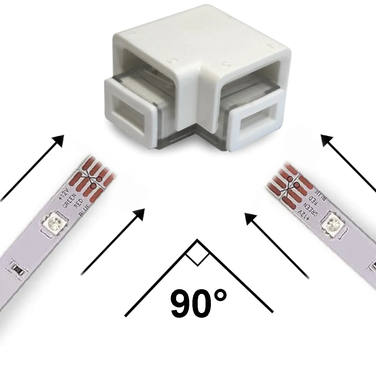ELED0009 LED Strip Light 90° Connector