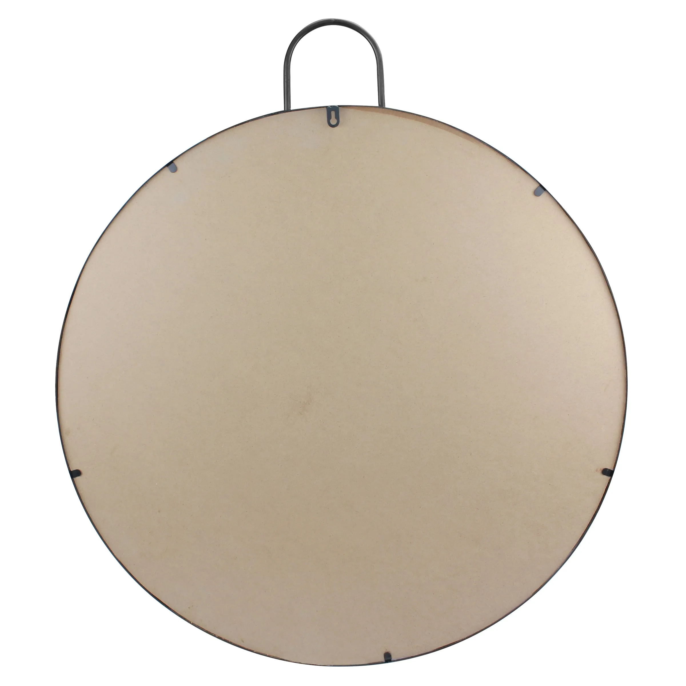 Extra Large Black Metal Hanging Wall Mirror