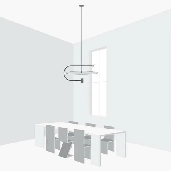 Float Geometric LED Chandelier