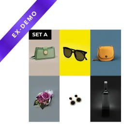 Foldio2 Plus Coloured Flat Lay Backdrop Set (Set A) - 28.9” x 15” (DEMO STOCK)