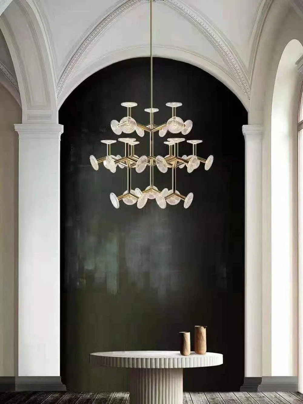 Fractal Chandelier | Modern Balck Chandelier