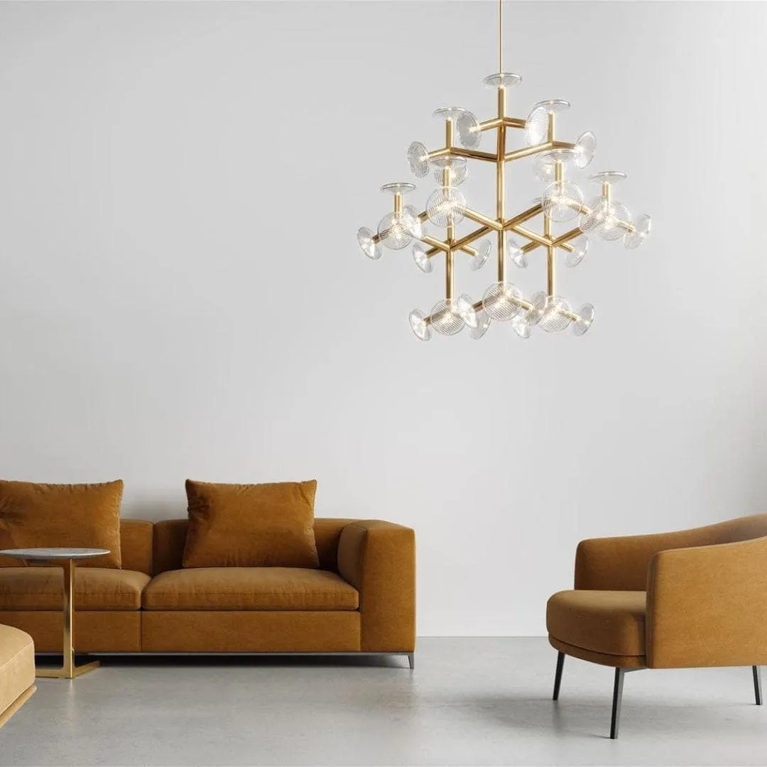 Fractal Chandelier | Modern Balck Chandelier