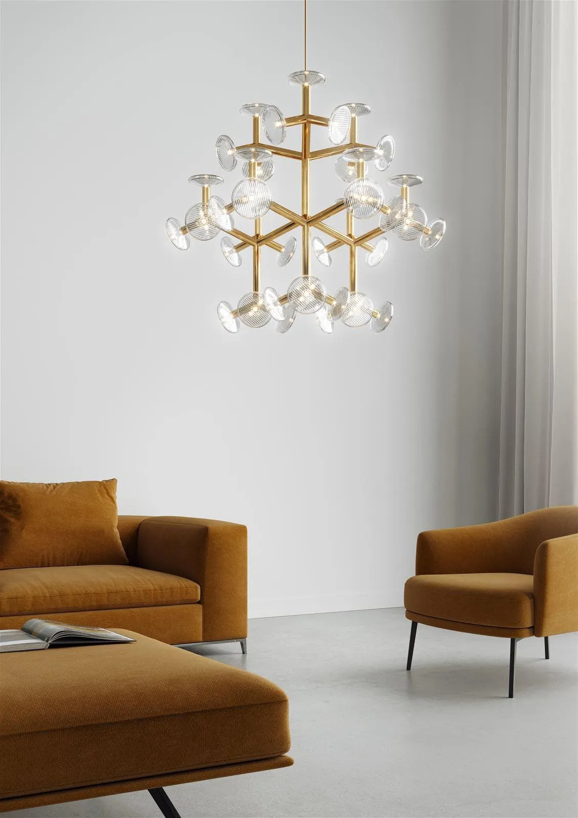 Fractal Chandelier | Modern Balck Chandelier
