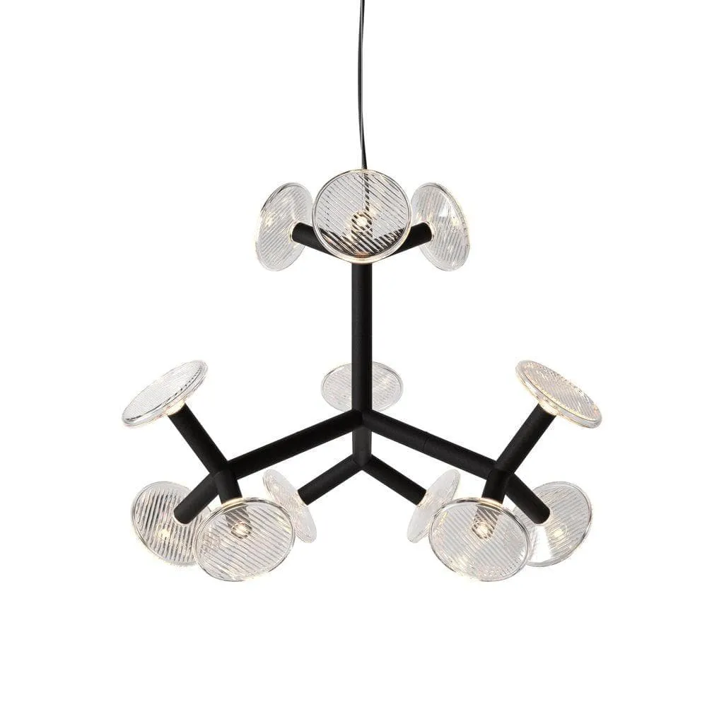Fractal Chandelier | Modern Balck Chandelier