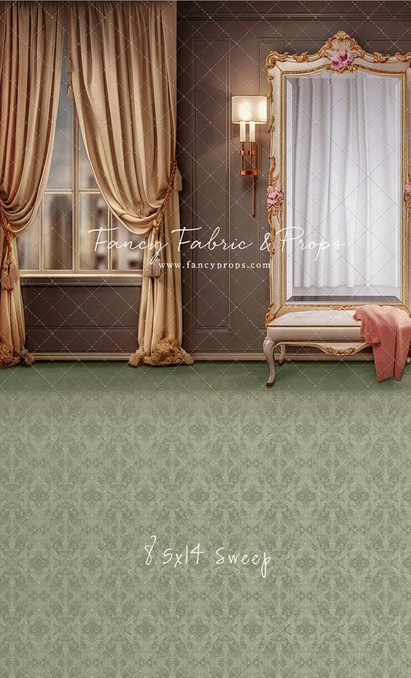 Glam Mirror - Green Floor - With Sweep Option