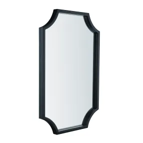 Gold Framed Mirror - Wall-Mounted Scalloped Mirror 30 X 40 Inches - Decorative Gold