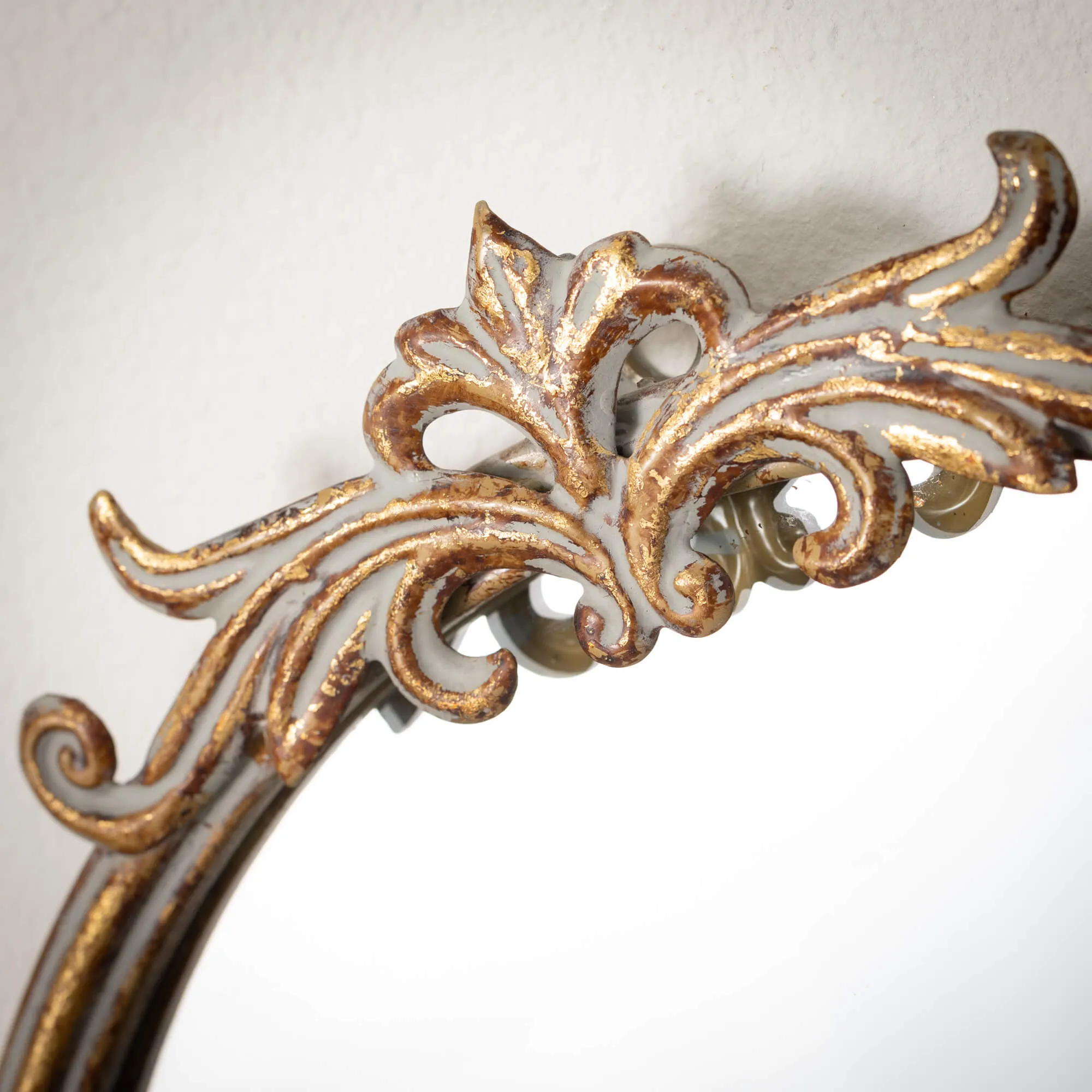 Gold Trimmed Ornate Mirror Set