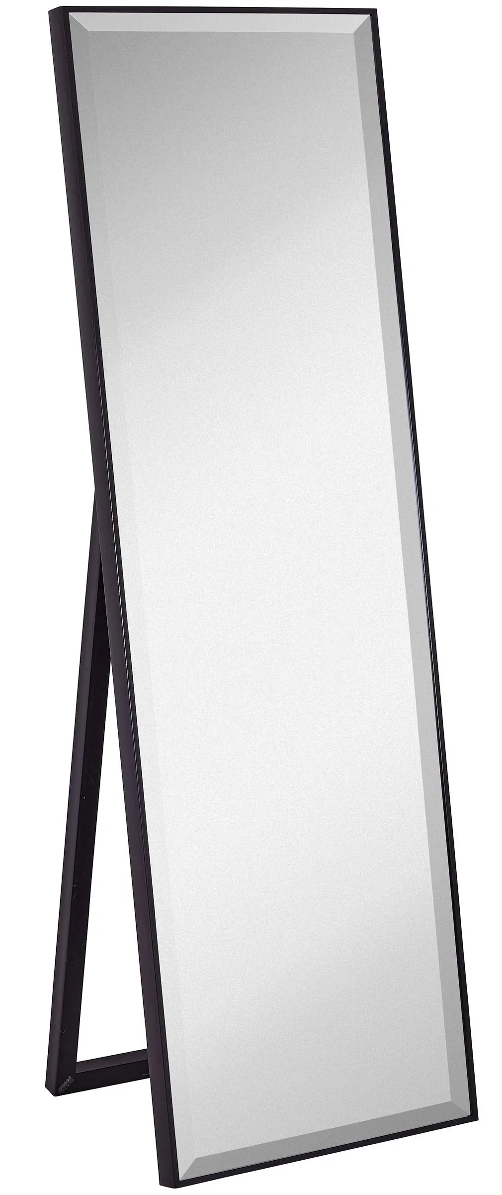 Hamilton Hills Black Full Length Mirror for Floor Full Body Standing Mirror Tall 58" x 18"