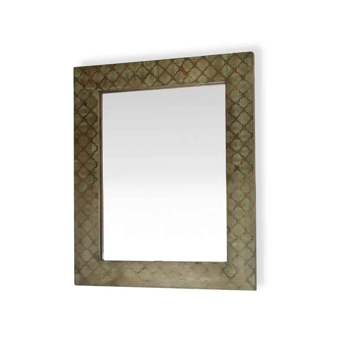Hand painted Solid Wood Bathroom Mirror