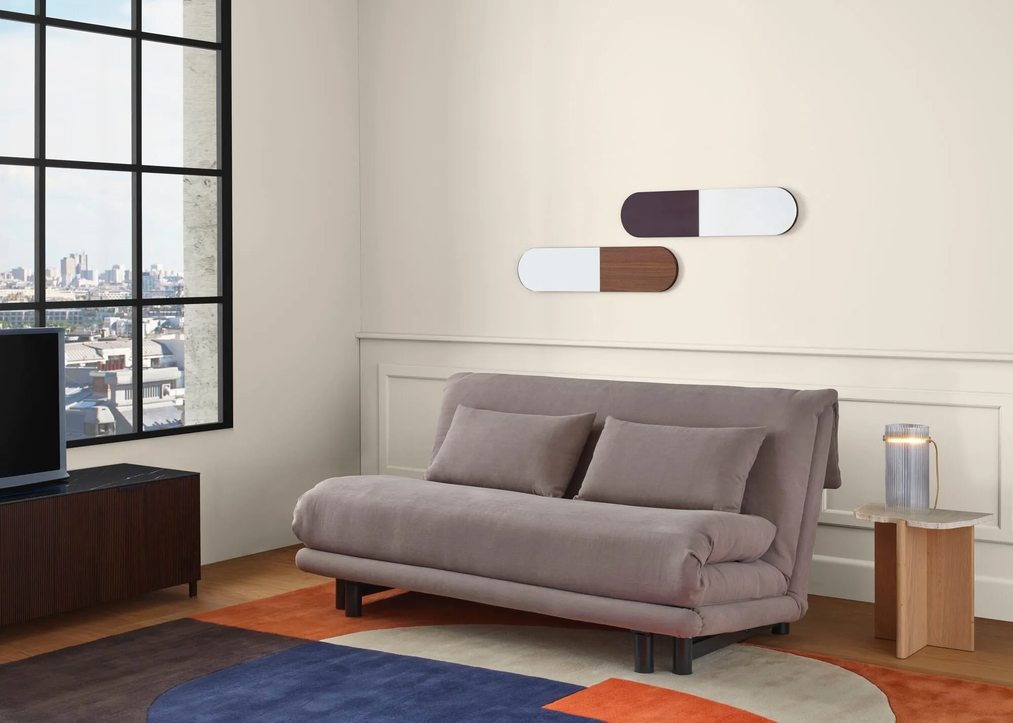 Hat Mirror Walnut