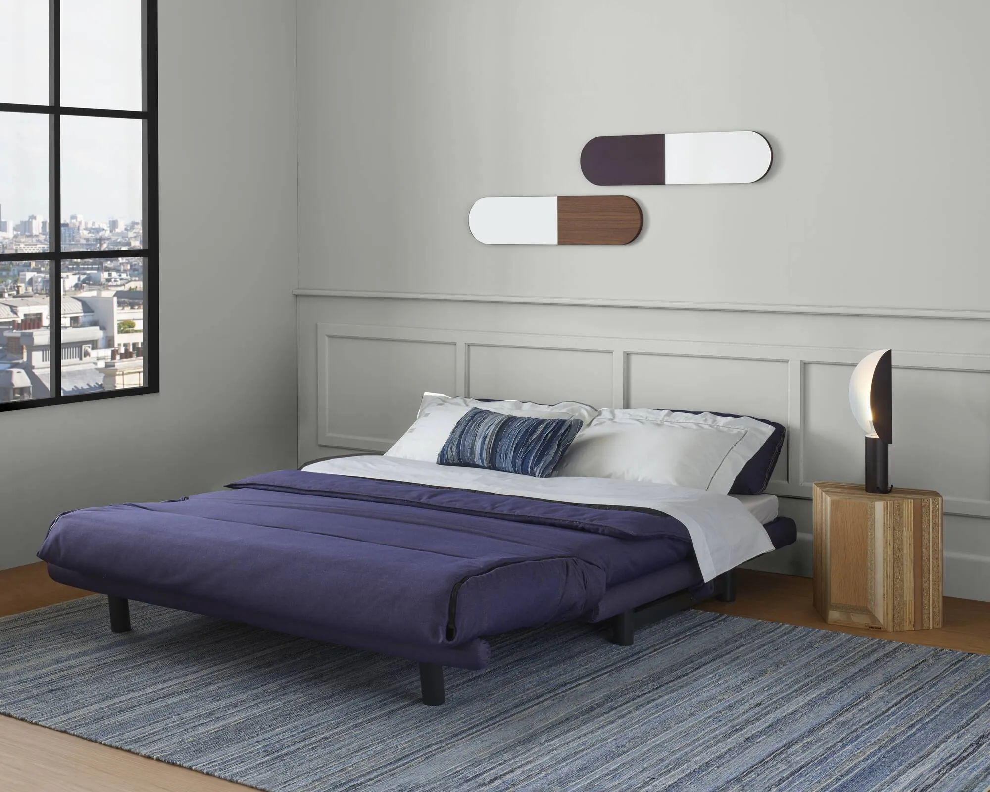 Hat Mirror Walnut