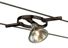 Head for Cable Light from the Aspen Collection in Bronze Finish by Stone Lighting