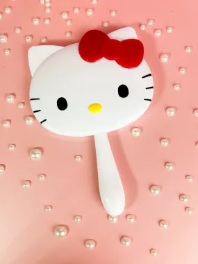 Hello Cat Hand Mirror