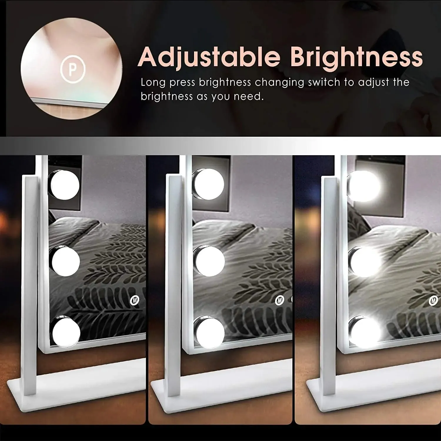 Hollywood Vanity Lighted Makeup Mirror