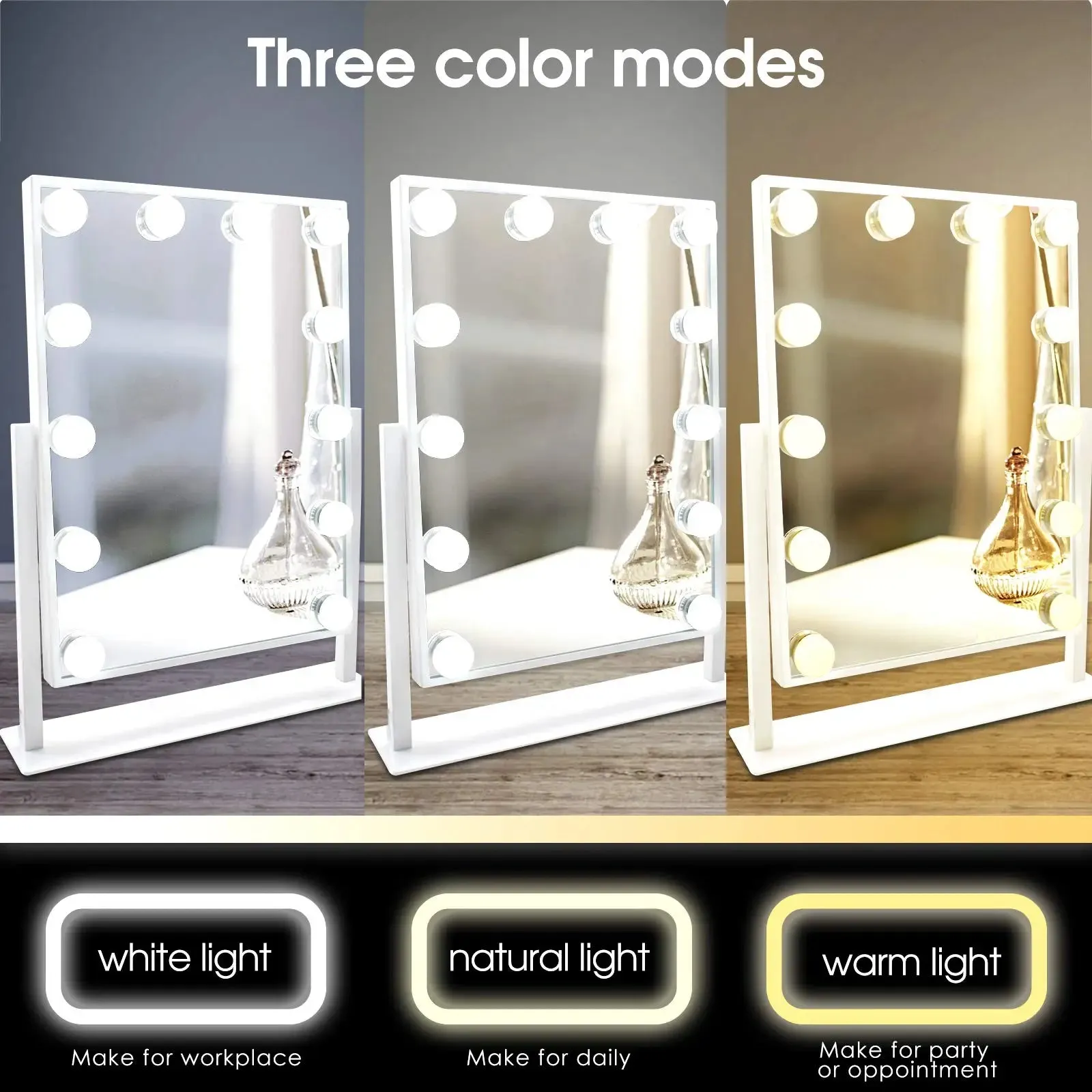 Hollywood Vanity Lighted Makeup Mirror