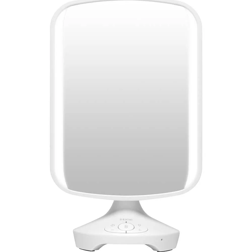 iHome Reflect LED Vanity Mirror (7"x9") with Built-in Bluetooth Speaker