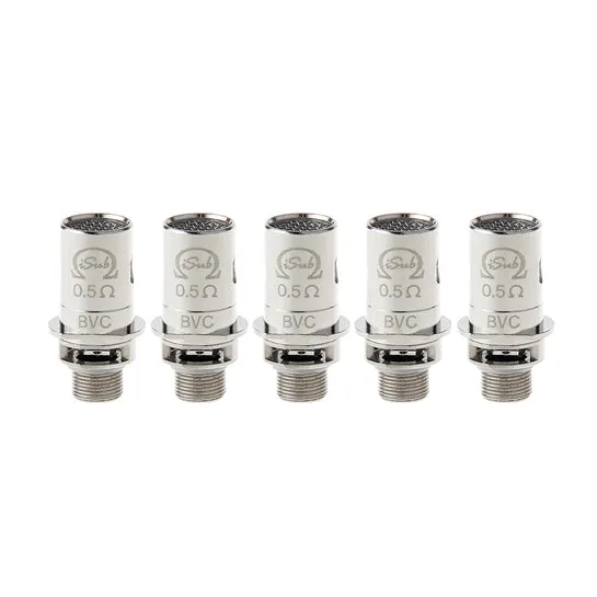 Innokin iSub Clapton BVC Replacement Heads / Coils (5 Pack)