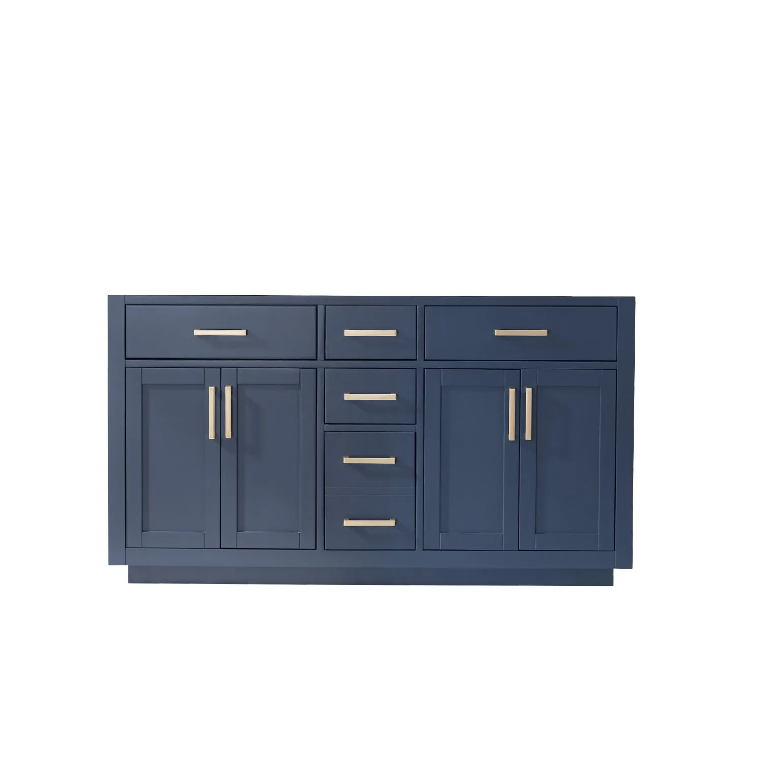 Ivy 60" Double Bathroom Vanity Cabinet Only