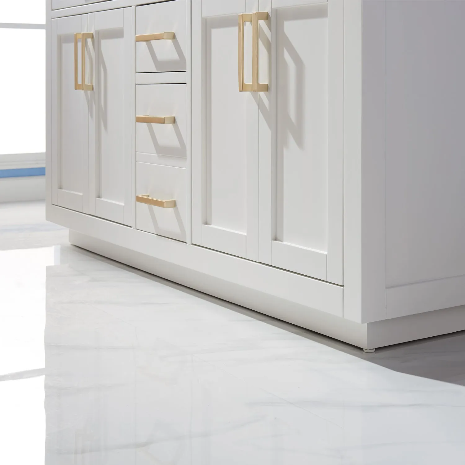 Ivy 60" Double Bathroom Vanity Cabinet Only