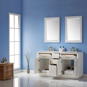 Ivy 60" Double Bathroom Vanity Cabinet Only
