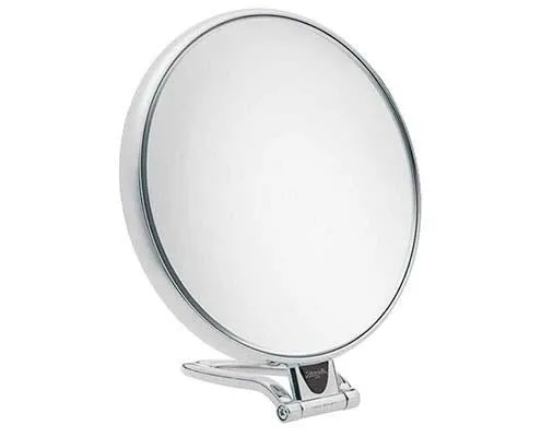 Janeke Adjustable Travel Makeup Mirror 6X, 6.7" Diameter