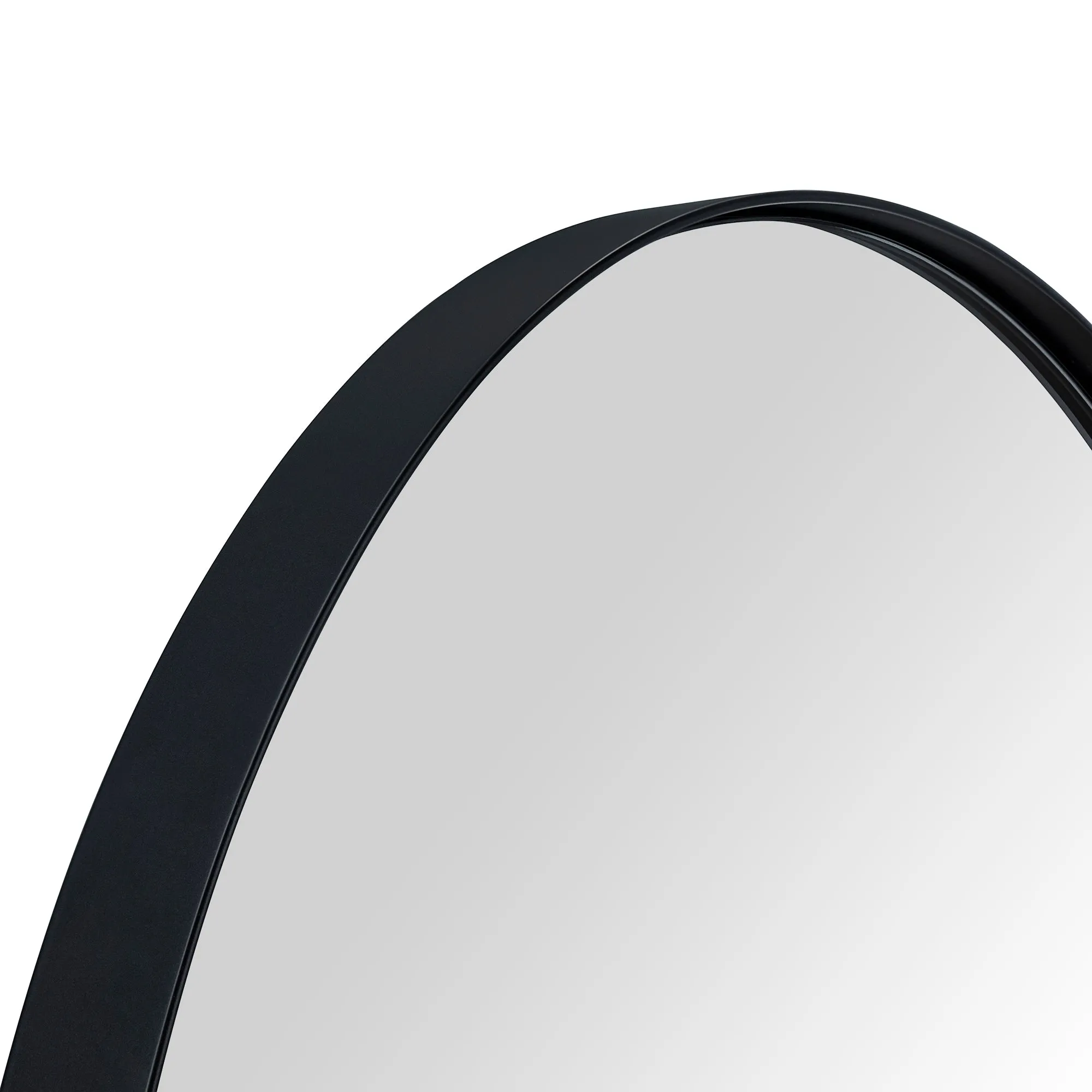 Javell Oval Stainless Steel Framed Wall Mounted Bathroom Vanity Mirror