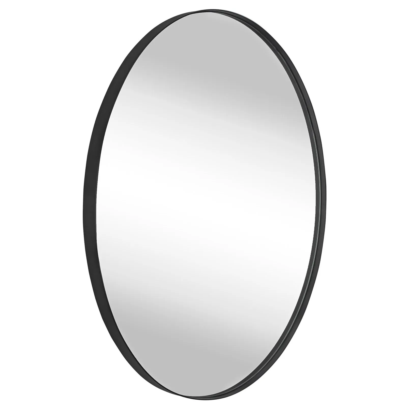 Javell Oval Stainless Steel Framed Wall Mounted Bathroom Vanity Mirror