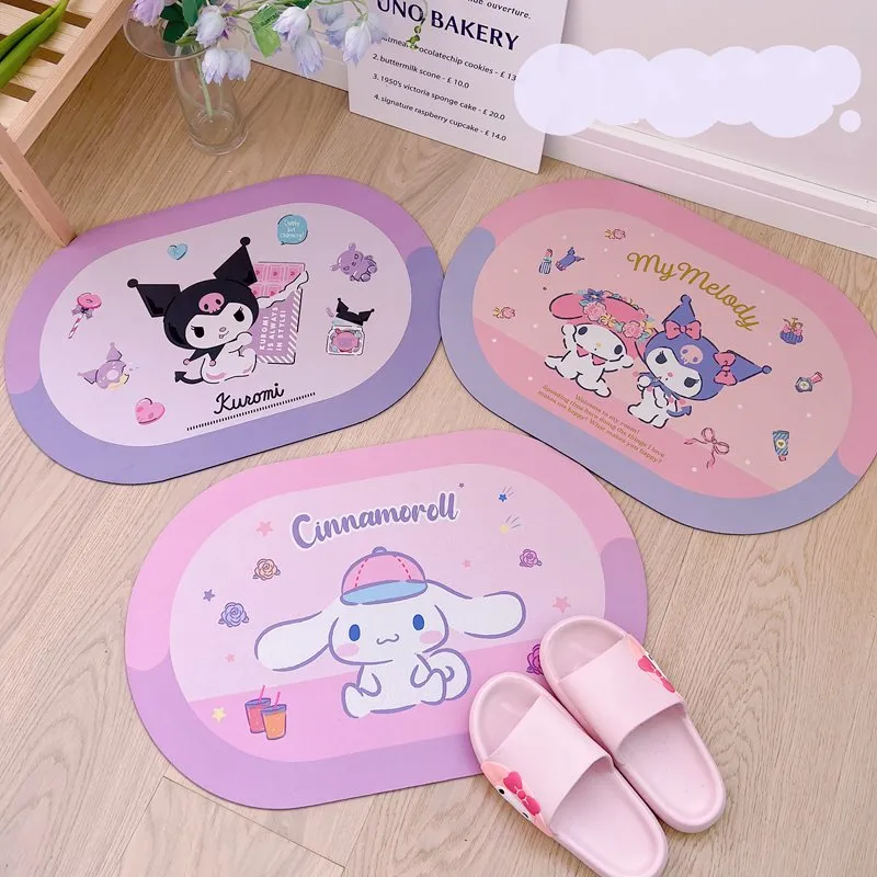Kawaii Sanrio Bathroom Floor Mat