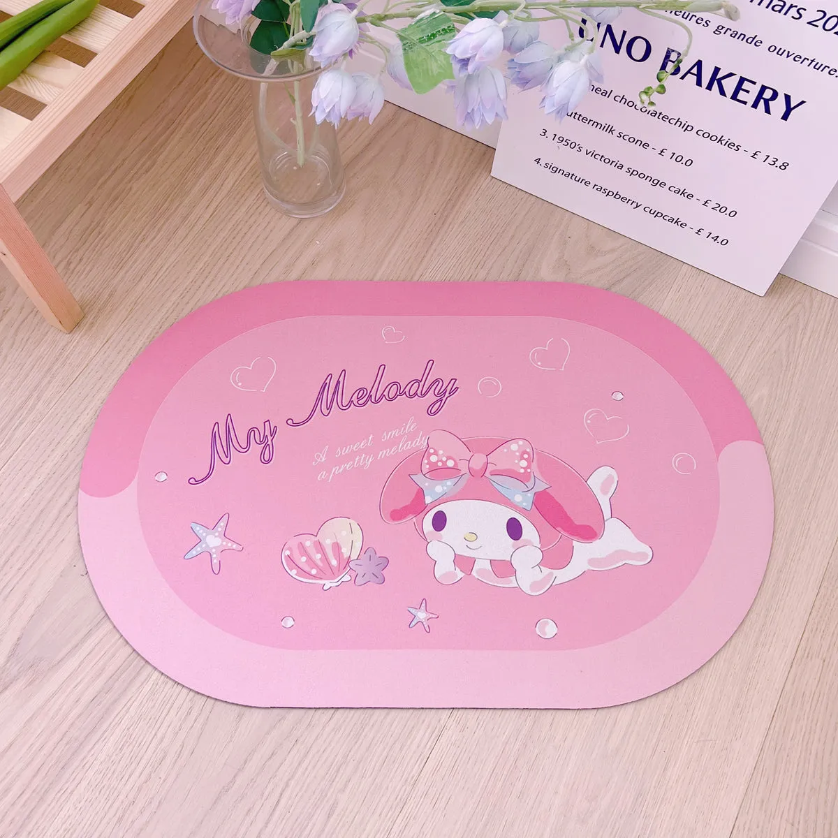 Kawaii Sanrio Bathroom Floor Mat