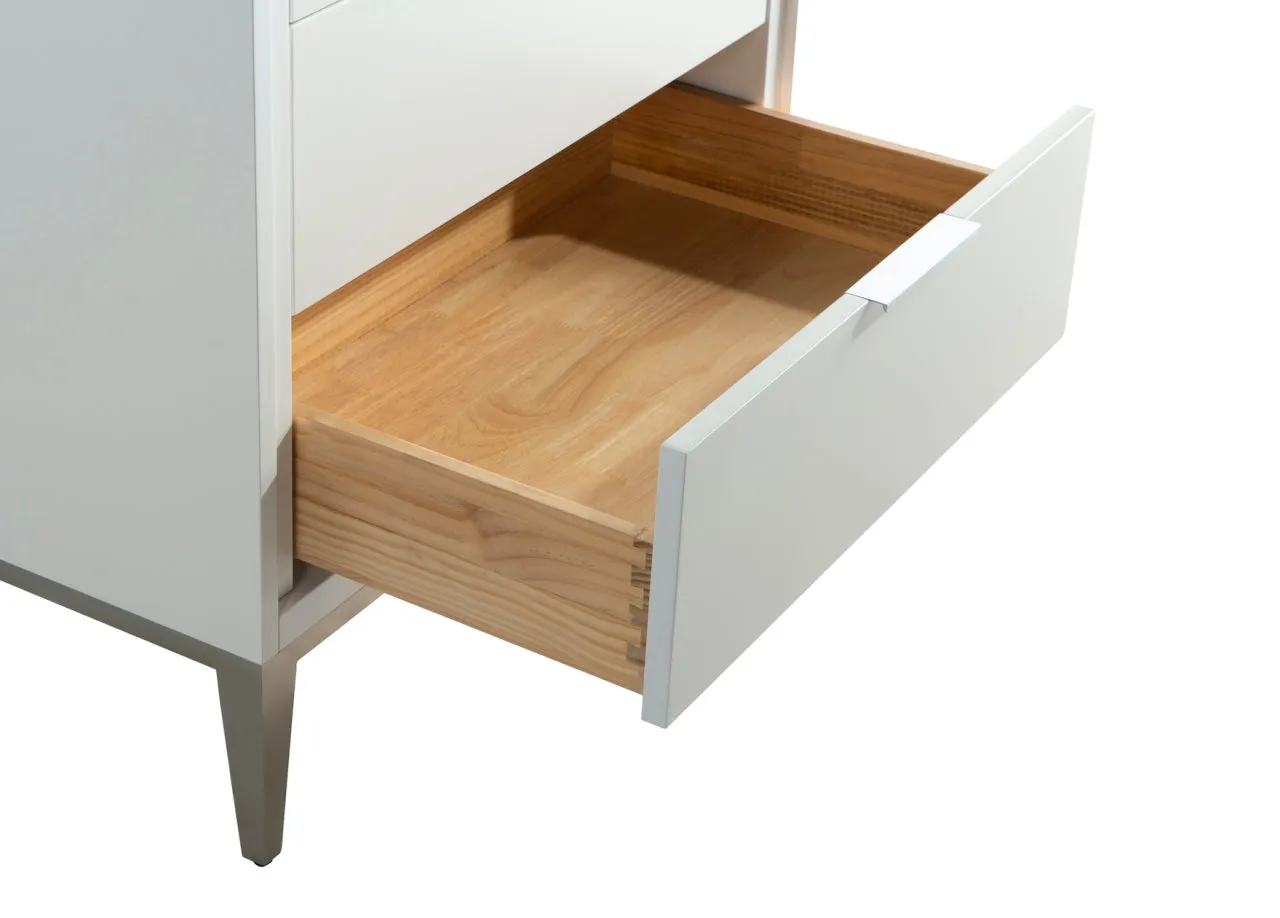 KD99GW ,30″ GLOSS WHITE VANITY WITH QUARTZ COUNTER TOP