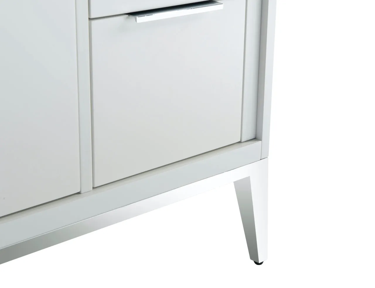 KD99GW ,48″ GLOSS WHITE VANITY WITH QUARTZ COUNTER TOP