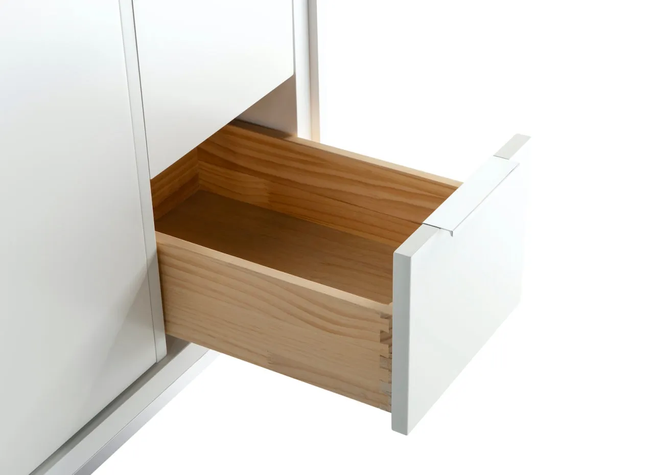 KD99GW ,48″ GLOSS WHITE VANITY WITH QUARTZ COUNTER TOP
