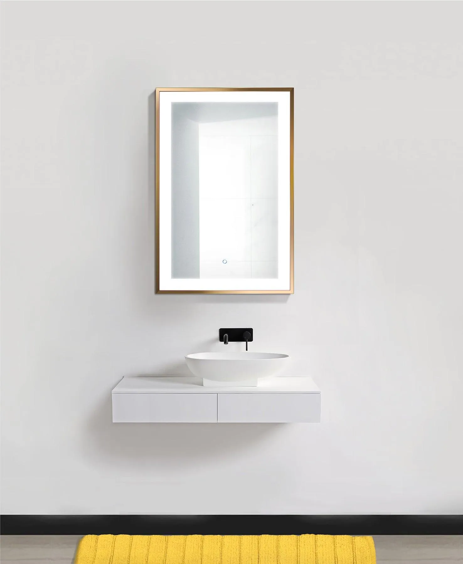 Krugg Soho 24″ X 36″ LED Bathroom Mirror