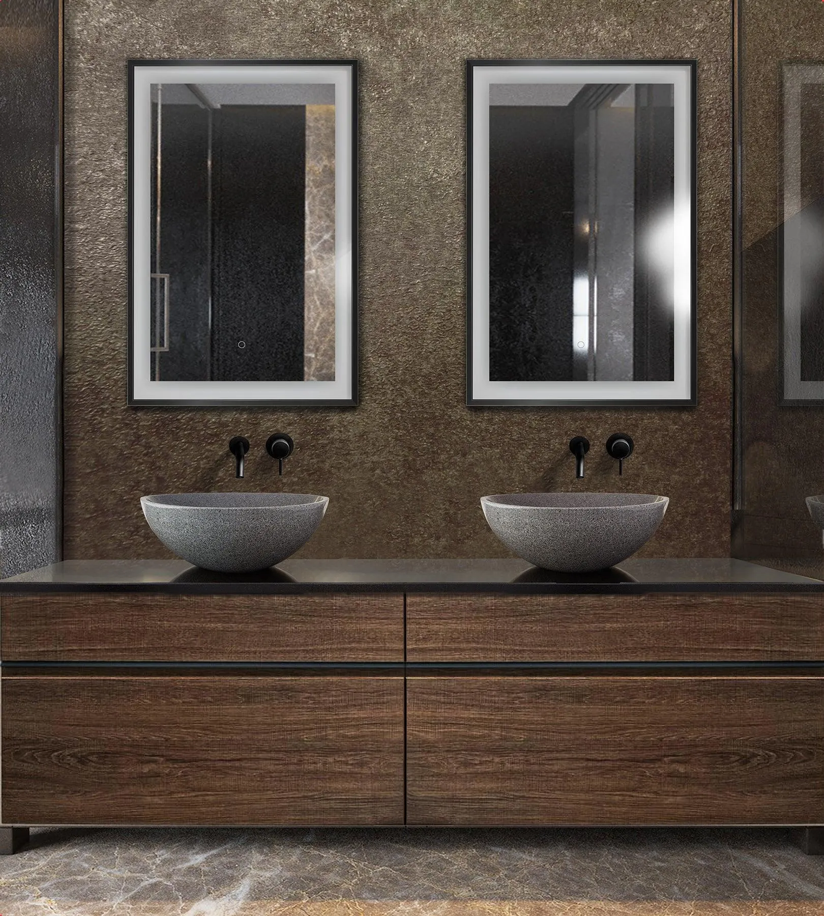 Krugg Soho 24″ X 36″ LED Bathroom Mirror