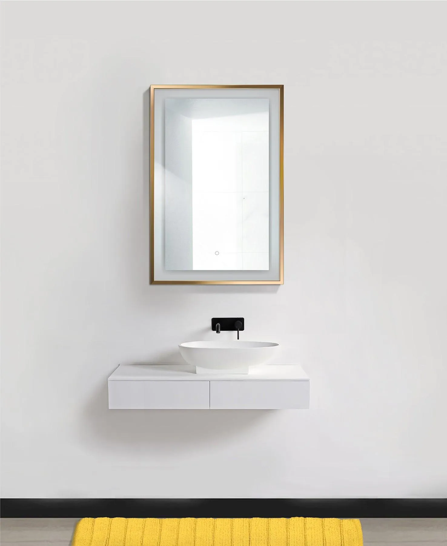 Krugg Soho 24″ X 36″ LED Bathroom Mirror