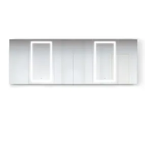 Krugg Svange 102″ X 42″ LED Medicine Cabinet w/Dimmer & Defogger