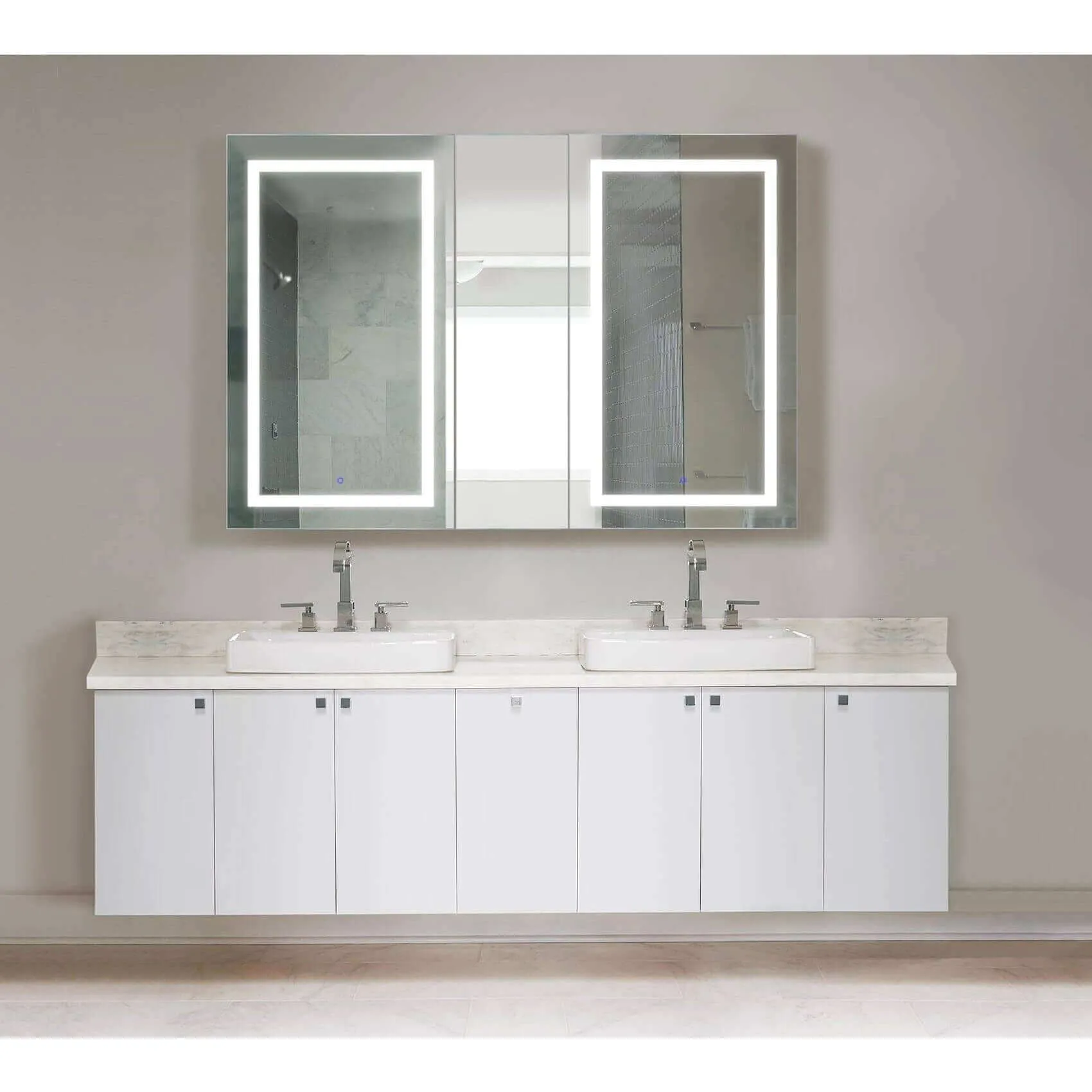 Krugg Svange 6042DLLR 60″ X 42″ Dual LED Medicine Cabinet
