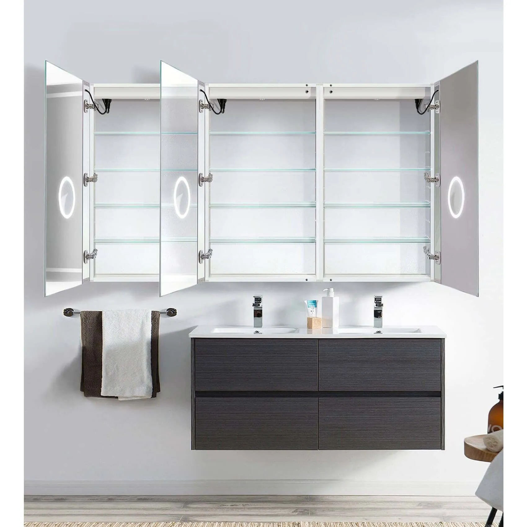 Krugg Svange 7242TLLR 72″ X 42″ LED Medicine Cabinet
