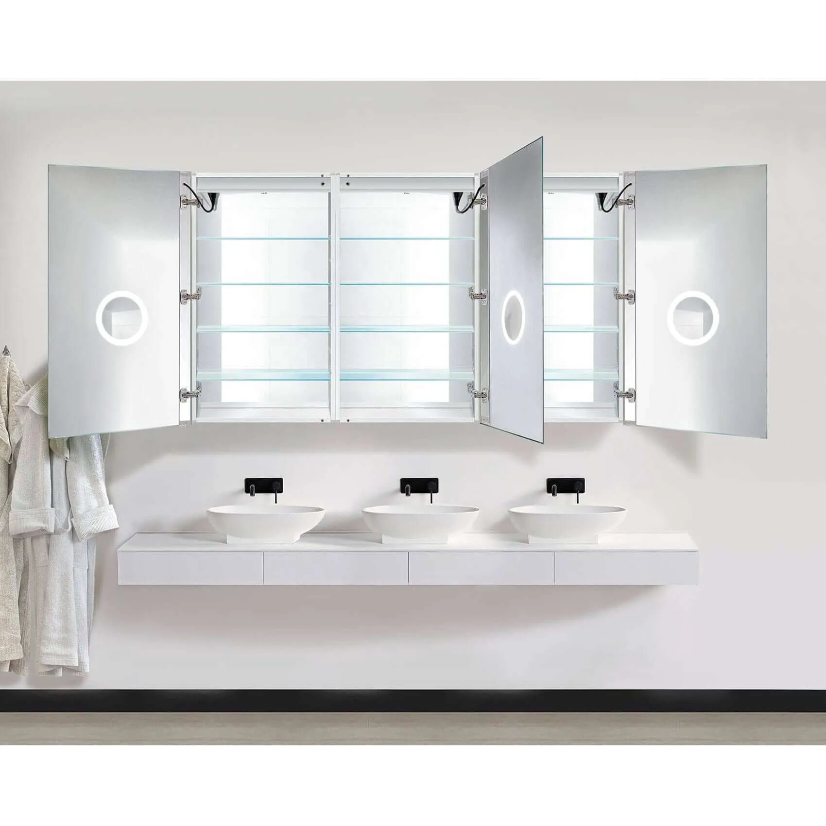 Krugg Svange 7242TLRR 72″ X 42″ LED Medicine Cabinet