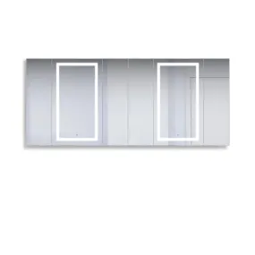Krugg Svange 96″ X 42″ LED Medicine Cabinet w/Dimmer & Defogger