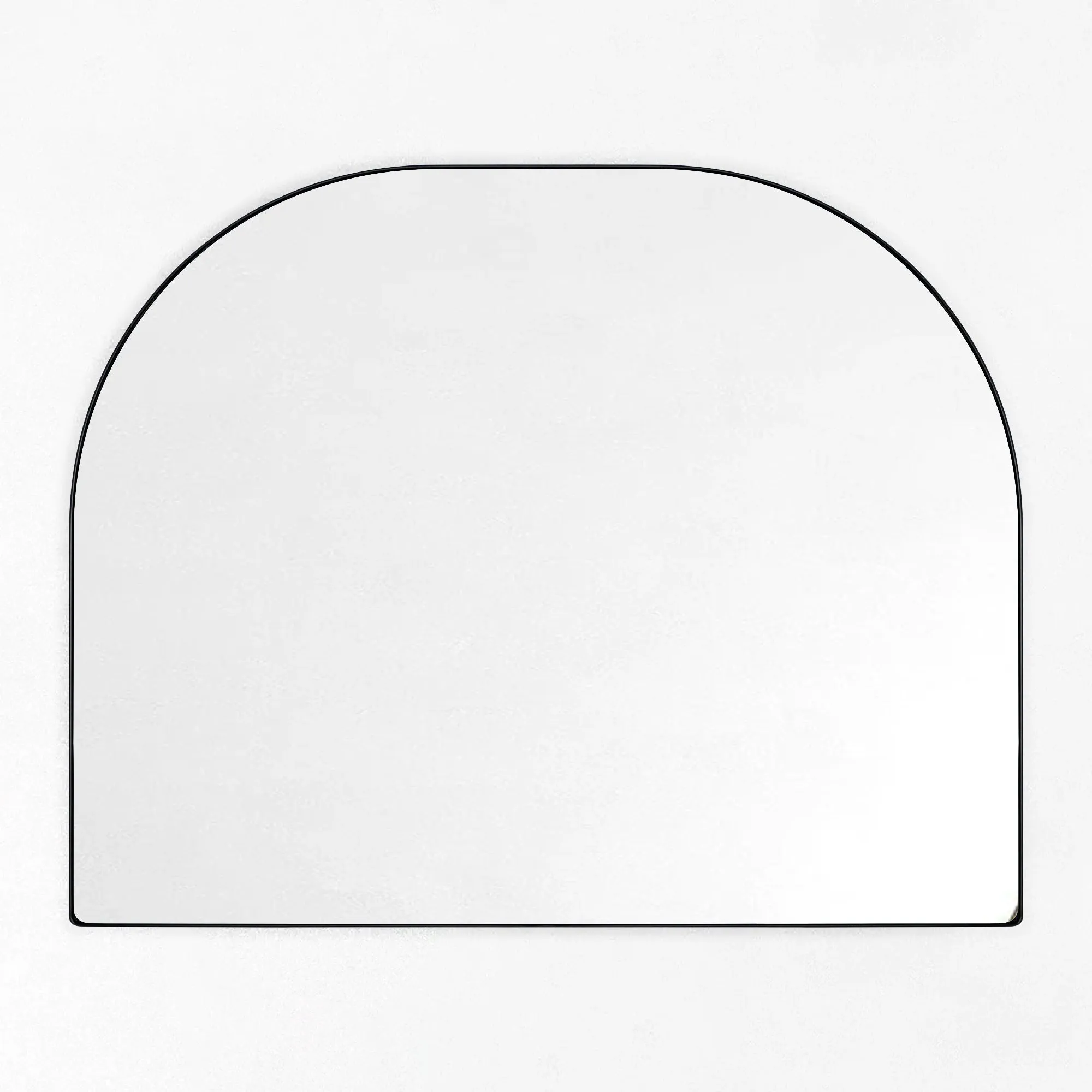 Large Arched Metal Framed Wall Mounted Bathroom Vanity Mirror 32'' W x 40'' Tall